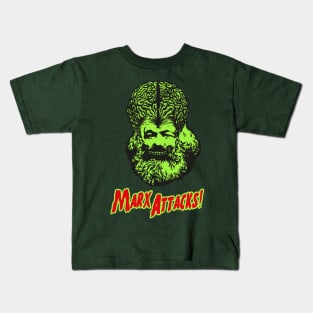 Marx Attacks Green Kids T-Shirt